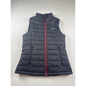 ORORO Heated Vest Womens Small Black Puffer Full Zip NO BATTERY